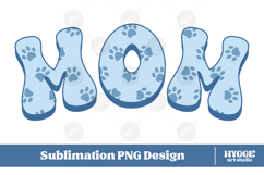 American Mom 4th of July USA Cat Dog Paw DTF Sublimation Product Image 1