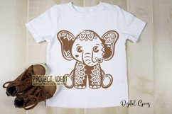 Elephant design SVG / DXF / EPS / PNG files Product Image 5