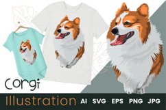 Dog Vector Illustration | Corgi Product Image 1