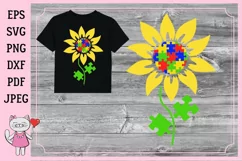 Sunflower svg, autism svg file,autism cut file Product Image 2