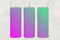 Ombre Gradient Tumbler Wrap Sublimation Product Image 1