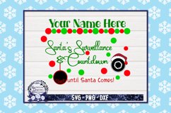 Santa Countdown Station SVG - Family Christmas Sign Product Image 3