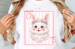 Preppy Easter Bunny PNG Product Image 7