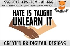 Anti Racism SVG - PNG - DXF - EPS - FCM - AI Product Image 1
