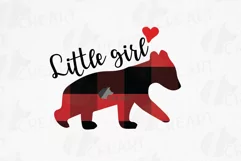Bear family clipart. Plaid mama bear and family match shirt Product Image 12