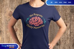 No Regrets Only Memories SVG Product Image 1