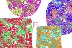 Brightly Coloured Leaves Sublimation Shapes Product Image 3
