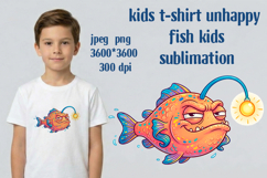 Kids t-shirt anglerfish sublimation Product Image 1