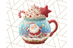 Christmas Coffee Mugs Clipart PNG Festive Cups Product Image 3