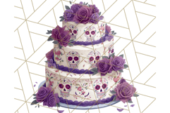 Realistic Halloween Cake Clipart PNG, Spooky Desserts Product Image 3