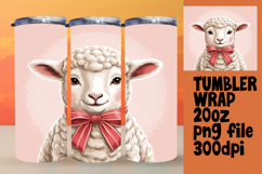 Sublimation Tumbler Template 20oz , Valenines Animals Product Image 1