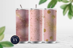 Pink Gold Shimmer Digital Paper, Glitter Texture Product Image 2