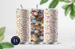 Pastel Sprinkles digital paper | Colorful Rainbow Sprinkles Product Image 2