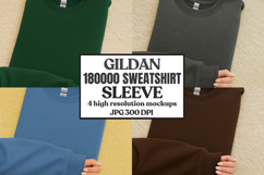Gildan 18000 Sleeve Sweatshirt Mockup Product Image 1