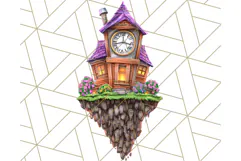 Bright Floating Island PNG Clipart for Fantasy Worlds & Maps Product Image 3