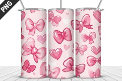 Lovely Hearts Tumbler Design | Valentine&#039;s Day Tumbler Wrap Product Image 4