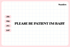 Funny Rearview Mirror Decal Sticker Saying | Be Patient Product Image 3