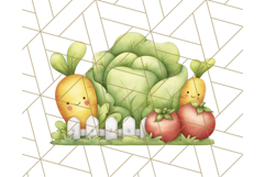 Tiny Farm Life Animals and Farm Clipart PNG, Barnyard PNG Product Image 3