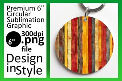 Vibrant Petal Patterns: Sublimation Keychain &amp; Car Coaster Product Image 1