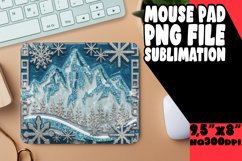 Joyful Mouse Pad Sublimation Magic, 3D Xmas Product Image 1