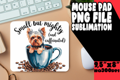 BRIGHT desk MAT Sublimation Magic, Coffee Dog Product Image 1