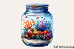 Fantasy Underwater Sublimation PNG Product Image 1