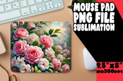 BLISSFUL MOUSE PAD PLAYFUL DESIGN, Flower Product Image 1