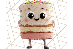 Cute Food PNG Clipart, 3D Adorable Kawaii Characters Png Product Image 3