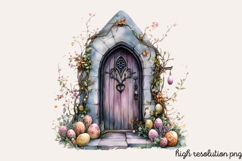 Gothic Easter Creepy Sublimation Clipart PNG Product Image 1