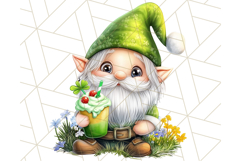 Leprechaun Gnome PNG, St. Patrick’s Day Clipart, Irish Art Product Image 3