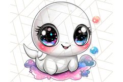 Arctic Animals Kawaii Clipart PNG, Cute Polar Creatures Art Product Image 3