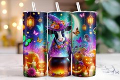 Halloween Cow Tumbler Wrap | Sublimation | Tumblers Product Image 1