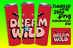 Special Edition 20oz Tumbler Wrap , Woman Eyes Product Image 1