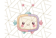Kawaii Weather Clipart PNG, Cute Pastel Weather Icons Product Image 3