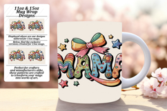 Sophisticated 15oz Mug Wrap Png Design , Mama Product Image 1
