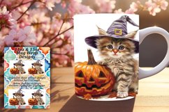 Cute Halloween Critters 11oz/15oz Mug Wrap PNG Product Image 1