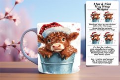 Trendy 11oz Mug Wrap Png Design , Christmas Product Image 1