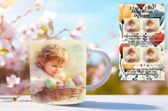 Whimsical Easter Mug Wrap Sublimation Product Image 1