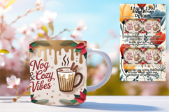 Chic 15oz Mug Wrap Png Template , Holiday Product Image 1