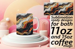 Glittery Autumn Landscape Mug Wrap: Spring Sublimation Product Image 1