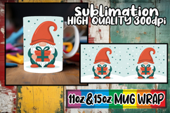 Joyous memories 11oz 15oz sublimation wrap, Gnomes Product Image 1
