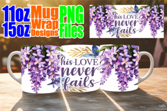 Enchanted evenings 11oz 15oz sublimation wrap, Christian Product Image 1