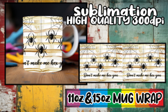 Joyful nights sublimation mug wrap, Halloween Product Image 1