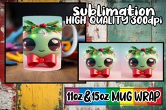 Christmas 3D Characters Mug Wrap Winter PNG Product Image 1