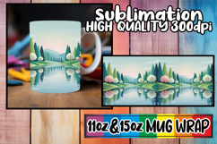 Bright beginnings 11oz 15oz sublimation wrap, Spring Product Image 1