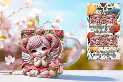 Delightful 15oz Mug Wrap Png Template , 3D Cupid Product Image 1