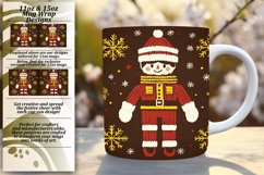 Sassy 15oz Mug Wrap Png Template , Holiday Product Image 1