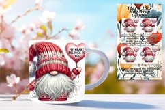 Gorgeous 15oz Mug Wrap Png Design , Gnomes Product Image 1