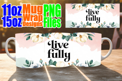 Pure joy sublimation mug wrap, Quote Product Image 1