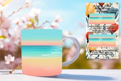 Bright Gradient Sublimation Mug Wrap Designs 11oz/15oz Product Image 1
